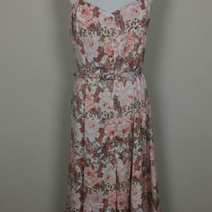 Floral spring midi